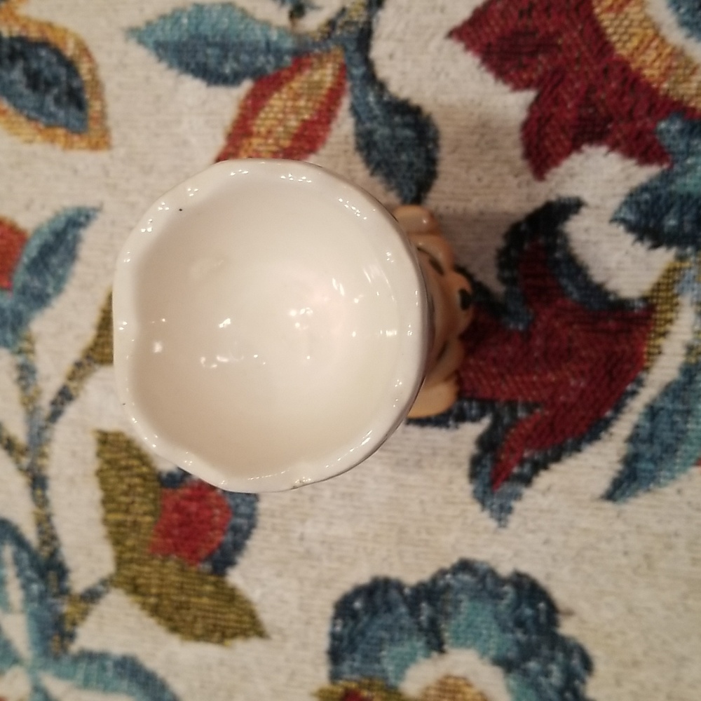 Vintage Puppy Dog Cracked Egg Anthropomorphic Egg Cup - Picture 5 of 11